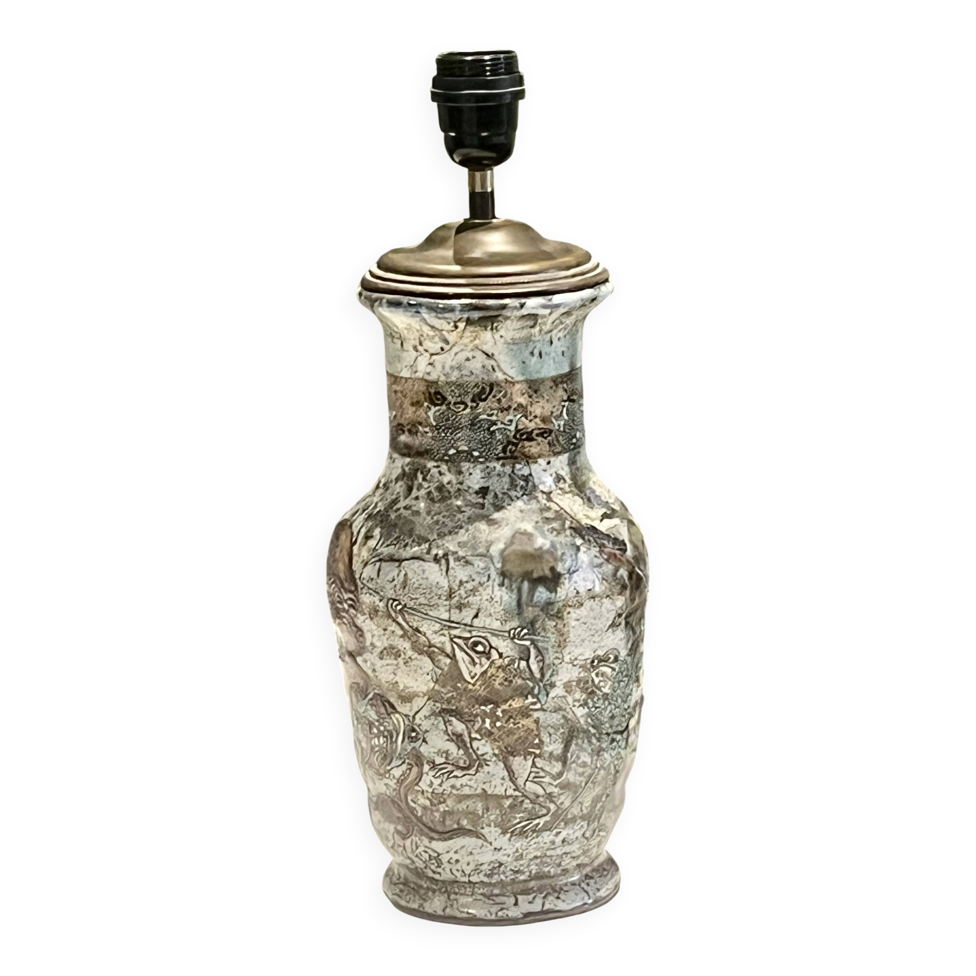 Ceramic lamp base - Okinawa (Japan)
