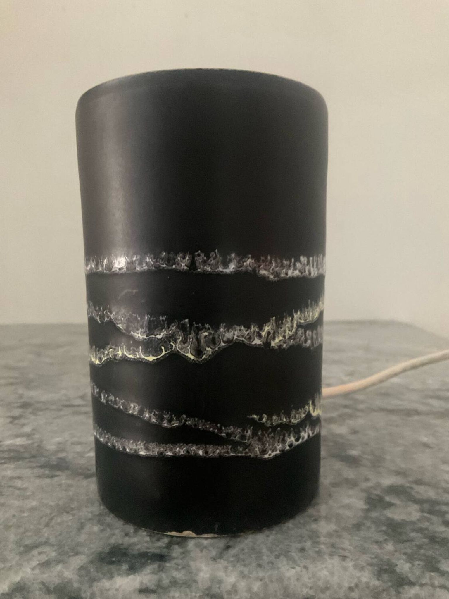 Petite lampe vintage en céramique