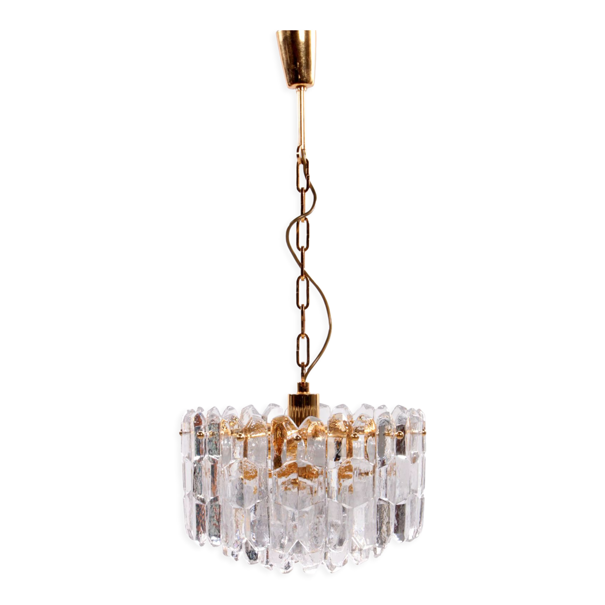 Regency style hanging lamp made of Murano glass by Kalmar, 1960 Austria