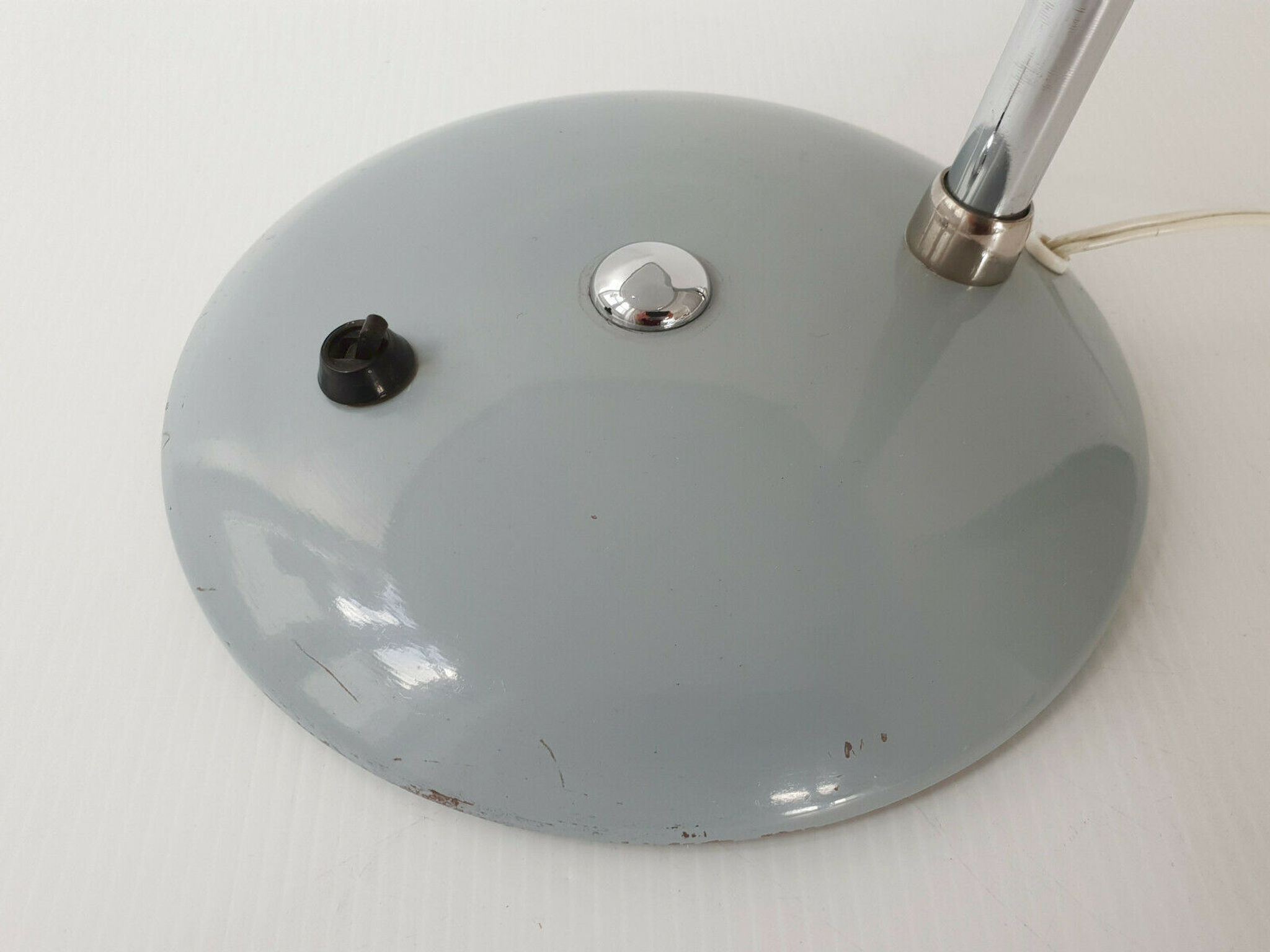 Vintage lamp 1950 Elra metal and glass