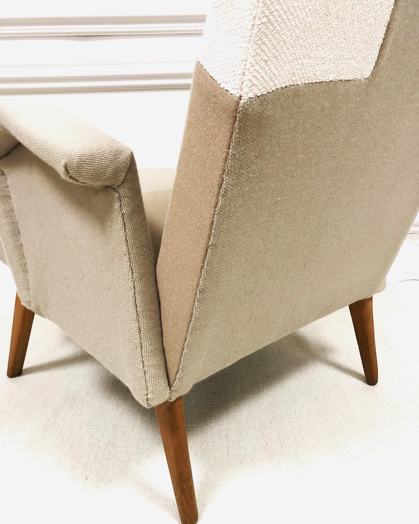 Restored Scandinavian vintage armchair