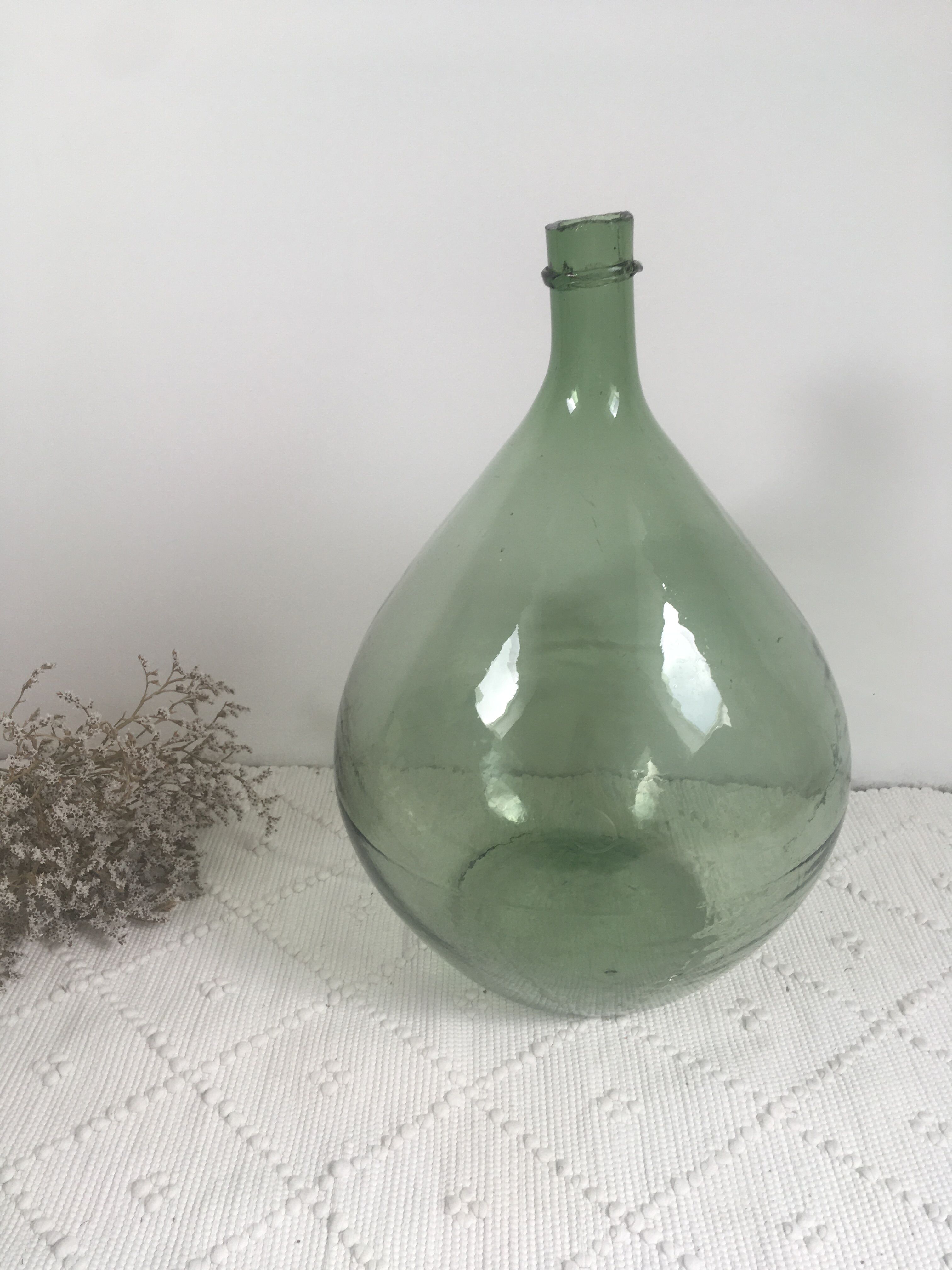 Demijohn vintage green 15L
