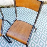 Set of 2 school chairs