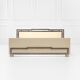 Lacor Series Double Bed in Lacquered Wood and Gilded Metal by Fabrizio Smania for Studio Smaina Interni, 1970s