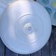 4 green/yellow oyster plates from Salins, 1970