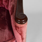 Art Deco Salon by Paul Follot in pink velvet, circa 1920