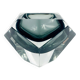 Diamond-Shaped Murano Glass Catchall by F. Poli for Seguso, Italy, 1970s