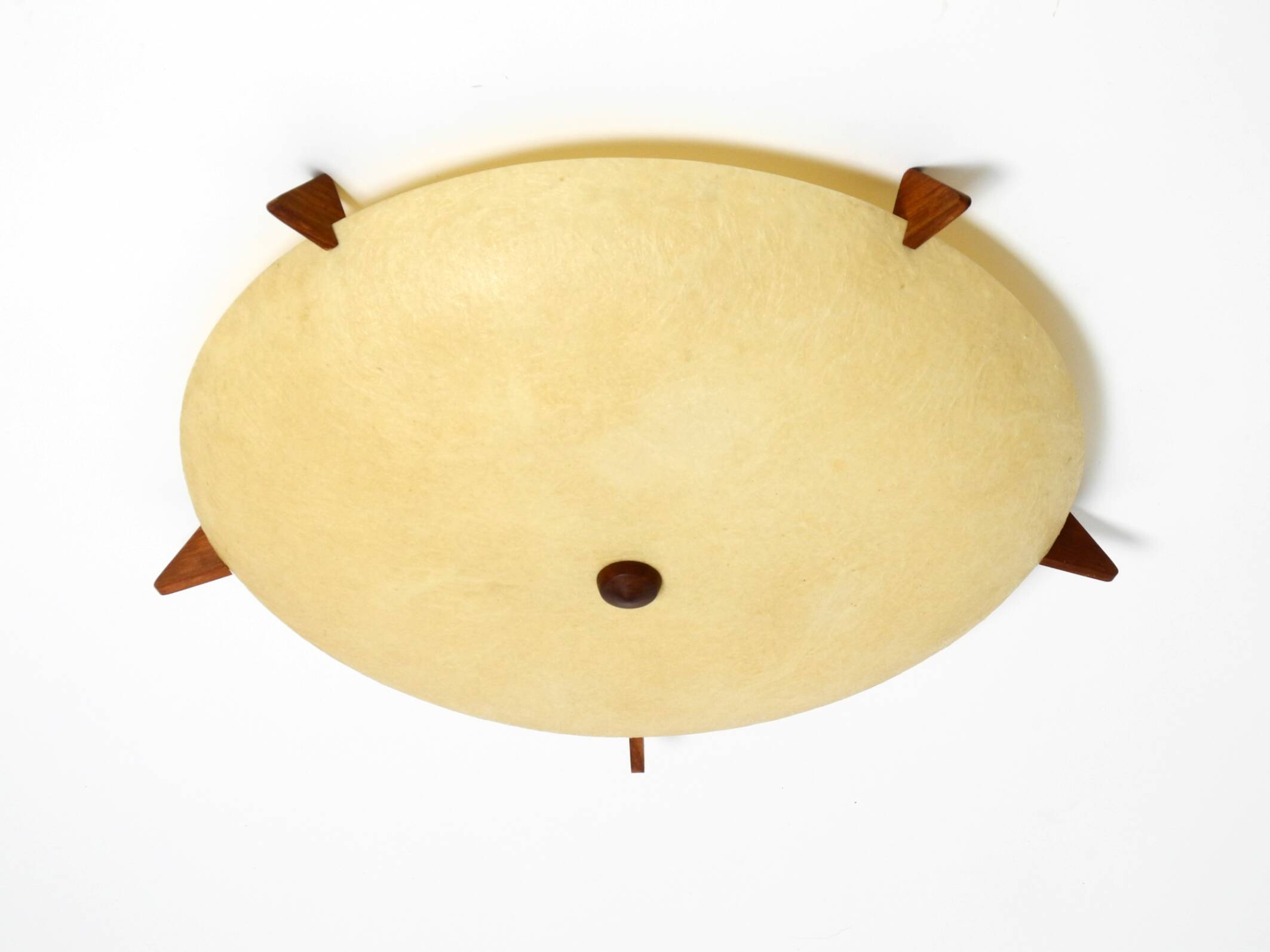 Beautiful original Mid Century Modern fiberglass ceiling or wall lamp