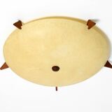 Beautiful original Mid Century Modern fiberglass ceiling or wall lamp