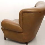 Vintage Denmark leather club Chair