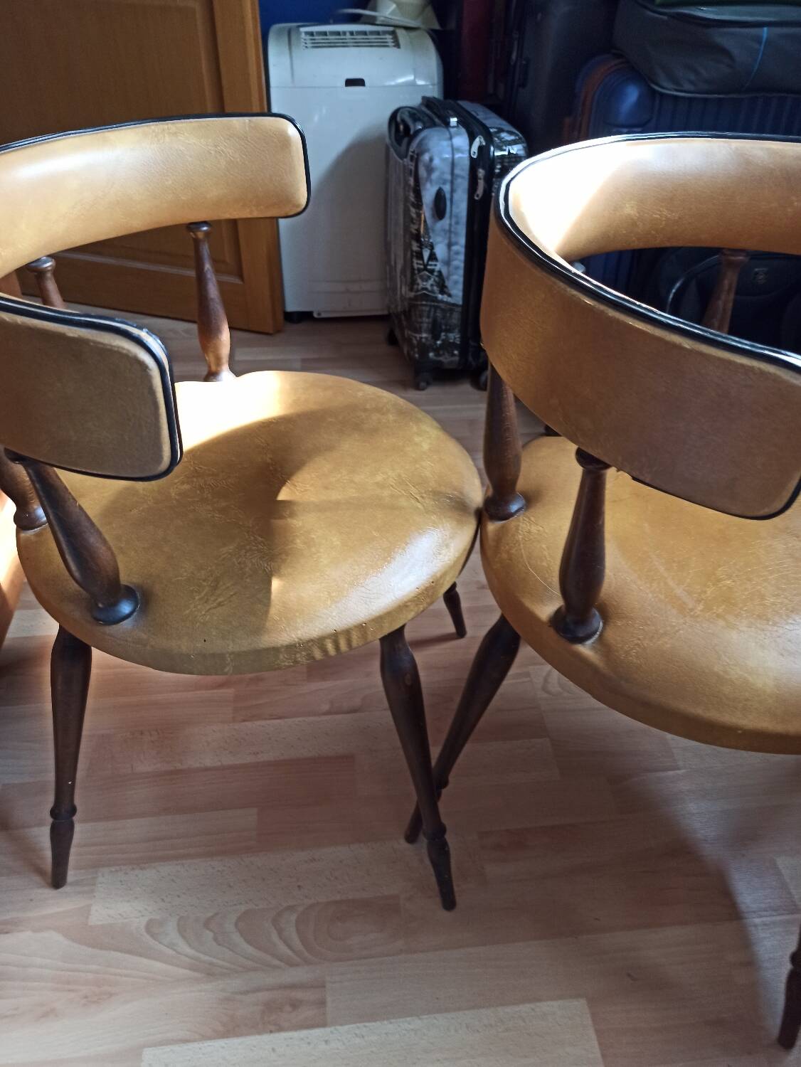 Fauteuil demi lune années 60