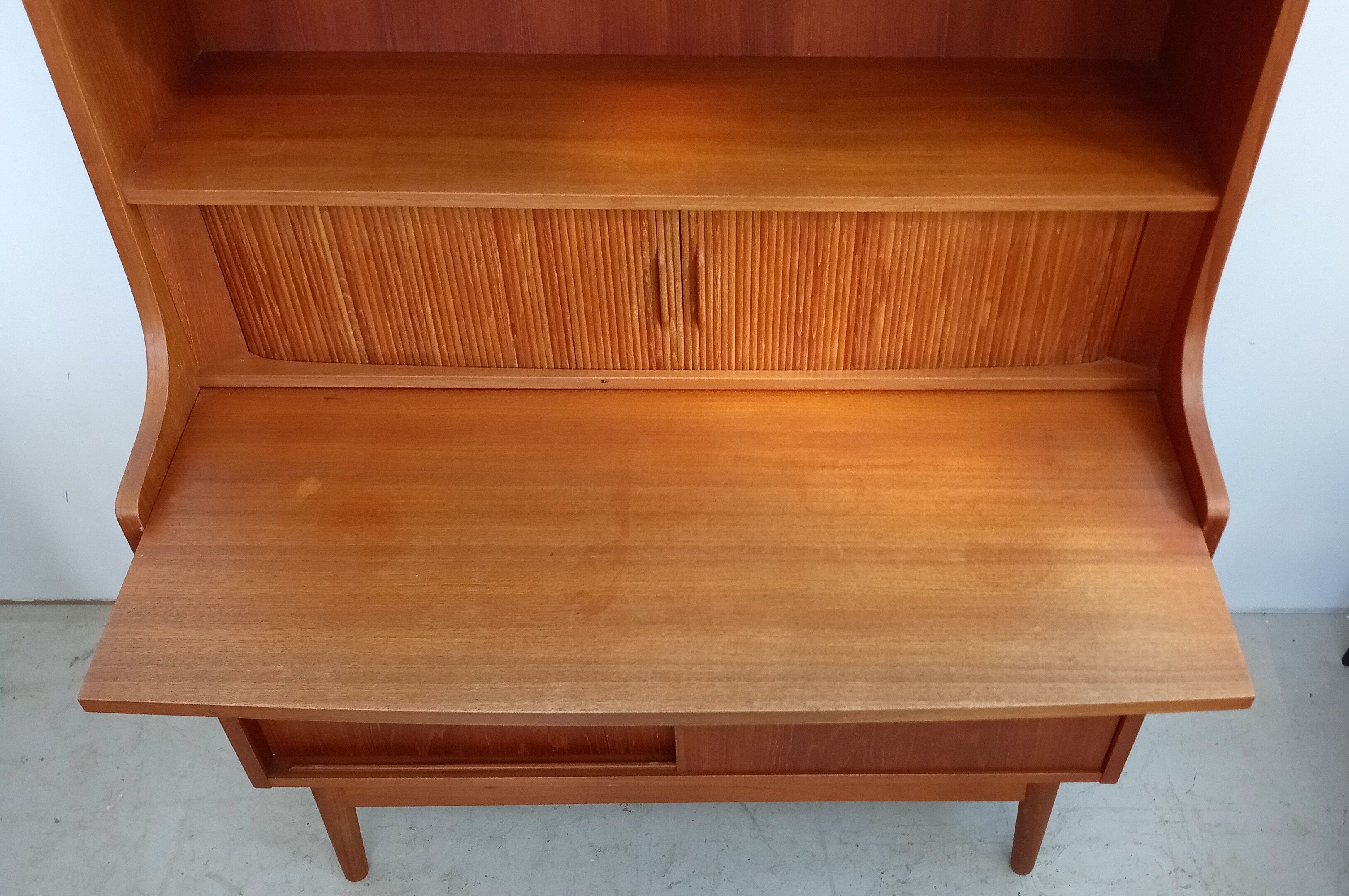 Secretary desk in teak by Johannes Sorth for BM mobler, denmark, 60s