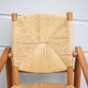 Charlotte Perriand armchair model 21 Chamrousse, French designer armchair