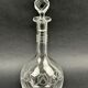 Engraved crystal carafe, late 19th to early 20th century, no. 2.
