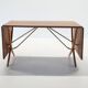 Model 304 Sabre Dining Table by Hans J. Wegner for Andreas Tuck, Denmark, 1950s