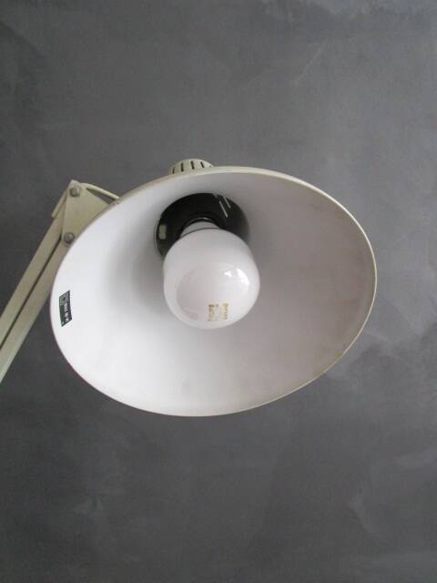 Antique architect's lamp, cast iron base