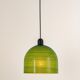 Green glass suspension by Peill Putzler, Germany, 1970