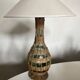 Lampe en osier Provence 1960s