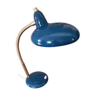 1960 duck blue desk lamp