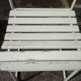 Chair battened vintage 40s