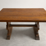 Monastery table made of solid oak.
