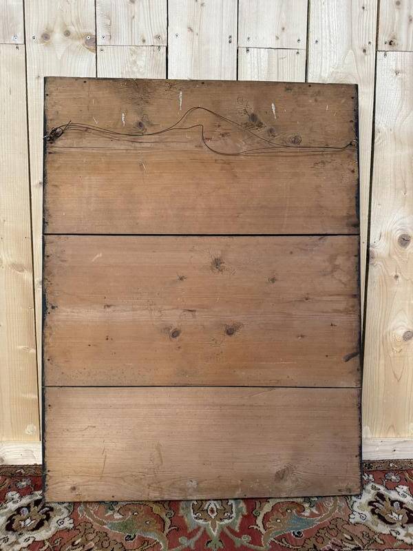 Miroir en bois style Palissandre miroir mercure.