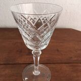 Four mismatched stemware