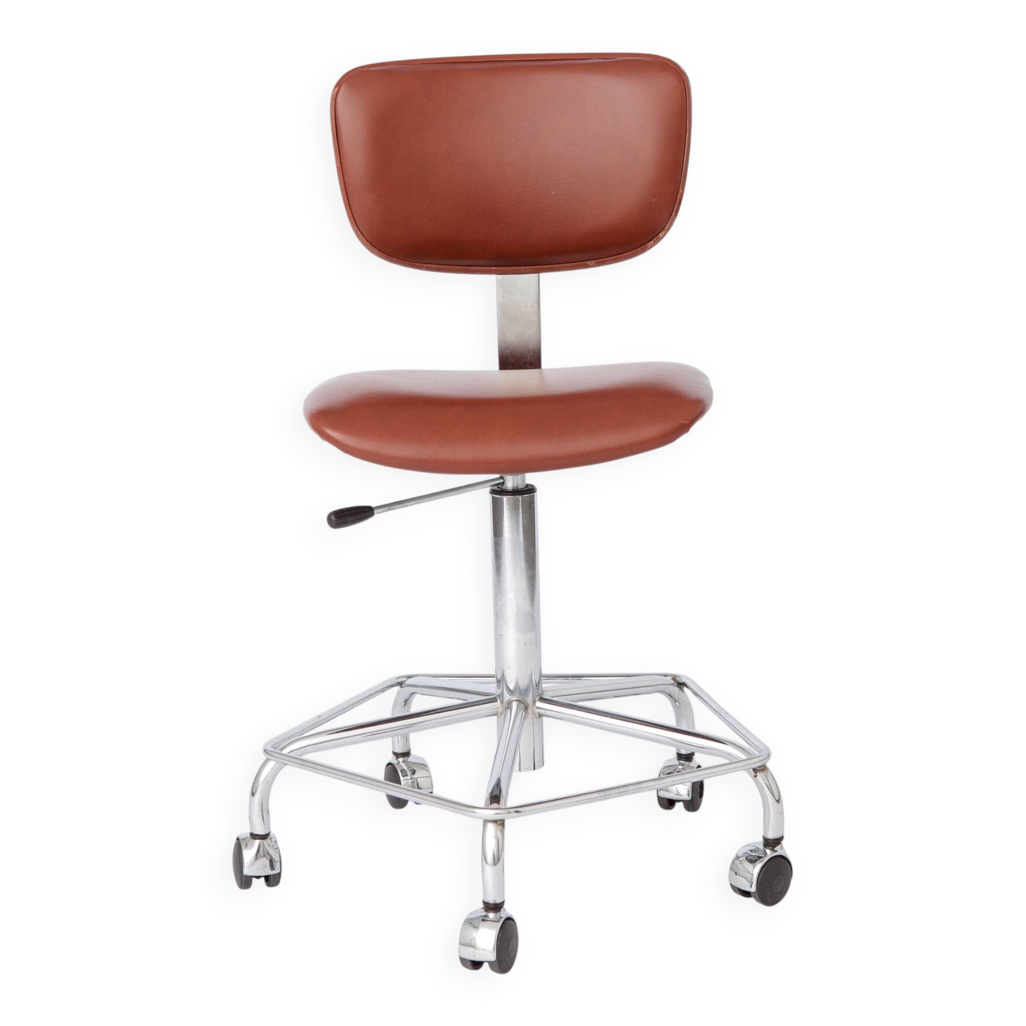 Vintage Swivel Chair by Bremshey & Co. | Office Chair | Germany, 1980s