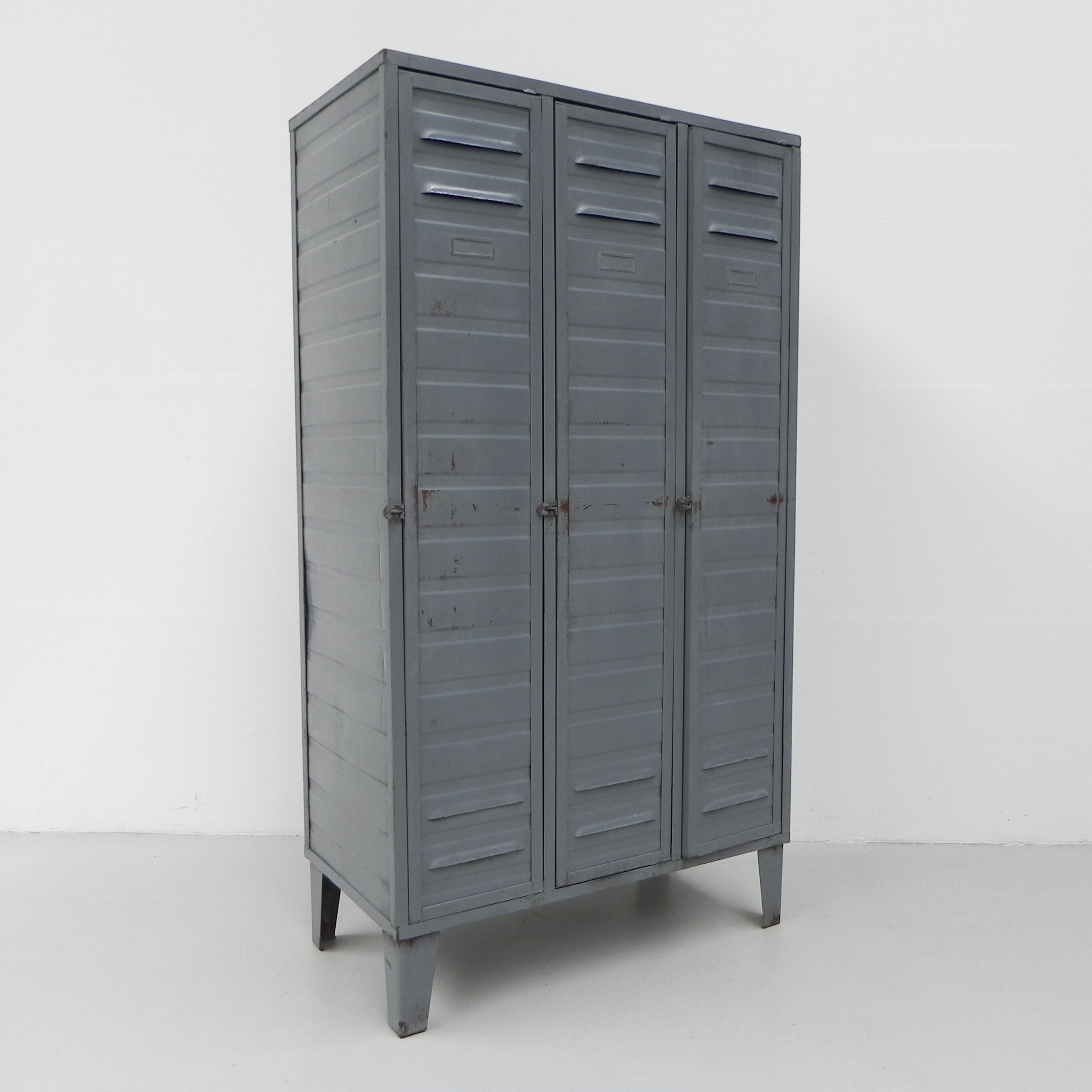 Industrial Steel Locker with 3 Doors