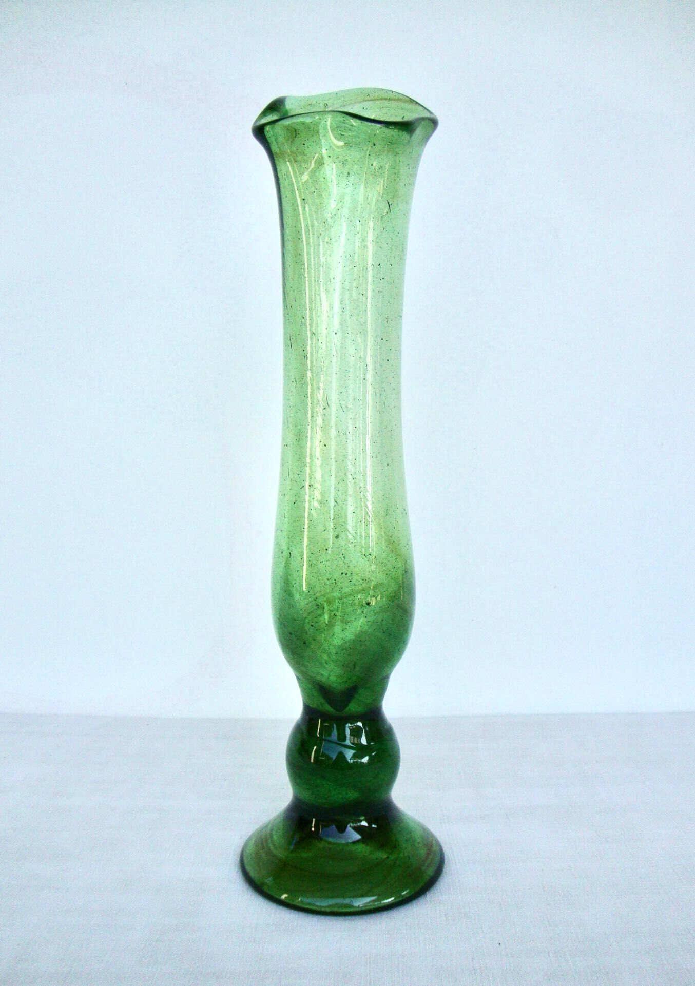 Blown glass vase
