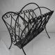 vintage wrought iron magazine rack Chaty Vallauris