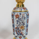 Pair of Imari porcelain and bronze lamps, circa 1880