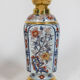 Pair of Imari porcelain and bronze lamps, circa 1880
