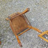 9 wooden bistro chairs, Luterma style