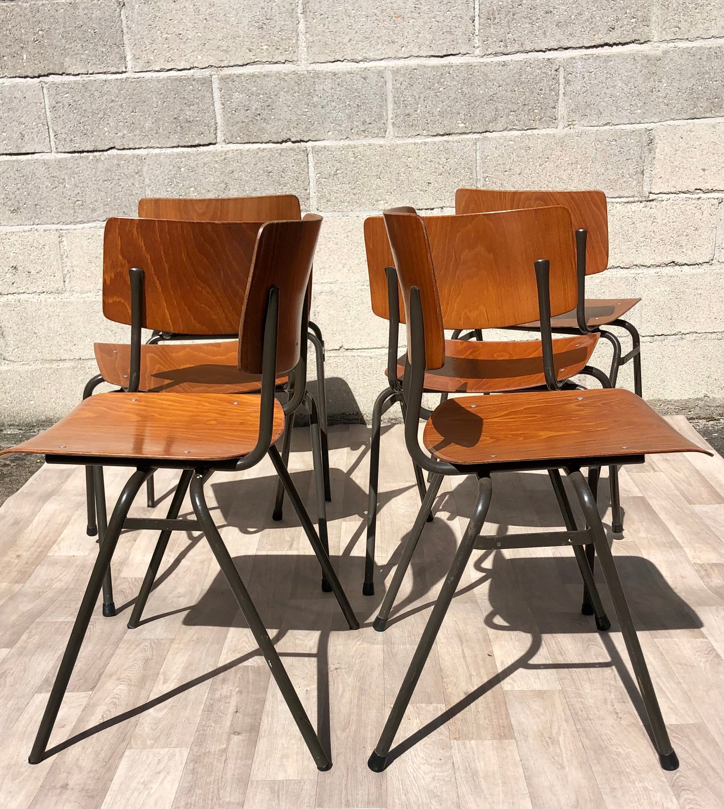 Set of 6 Marko Holland chairs