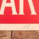 Shepard Fairey (Obey Giant): Make art not war - Signed lithograph