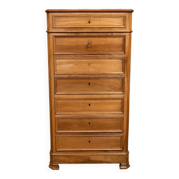 Walnut weekly secretary – Louis-Philippe period, 19th century