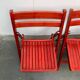 Mid-century wooden folding chair, 1960s, set of 4