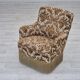 1960s, Danish armchair, furniture velour fabric, ash wood.