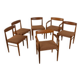 Chaises de salle à manger des années 1960, Bramin