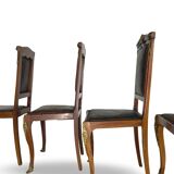 Italian art deco dining chairs 1920s