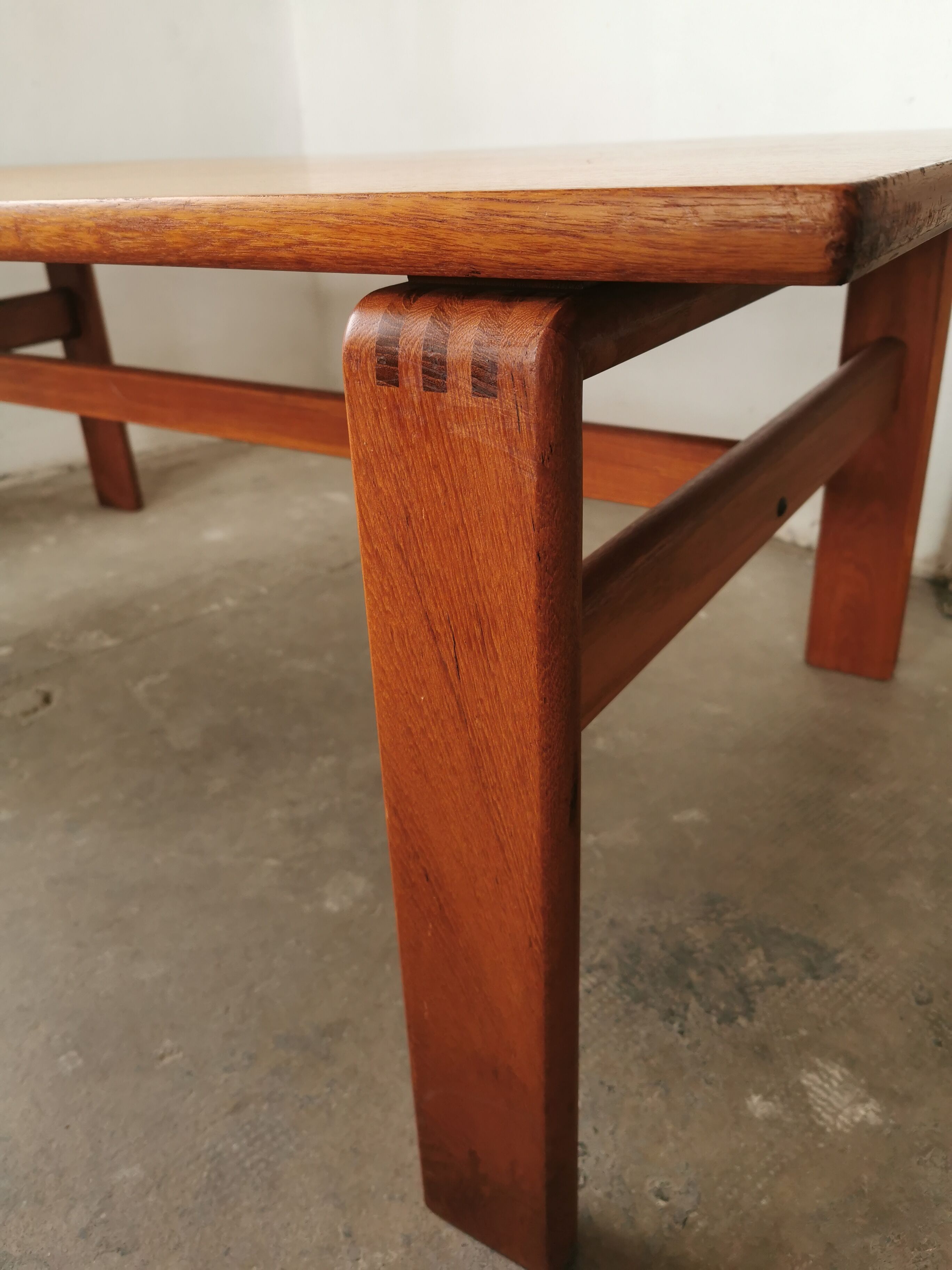 Scandinavian style teak coffee table