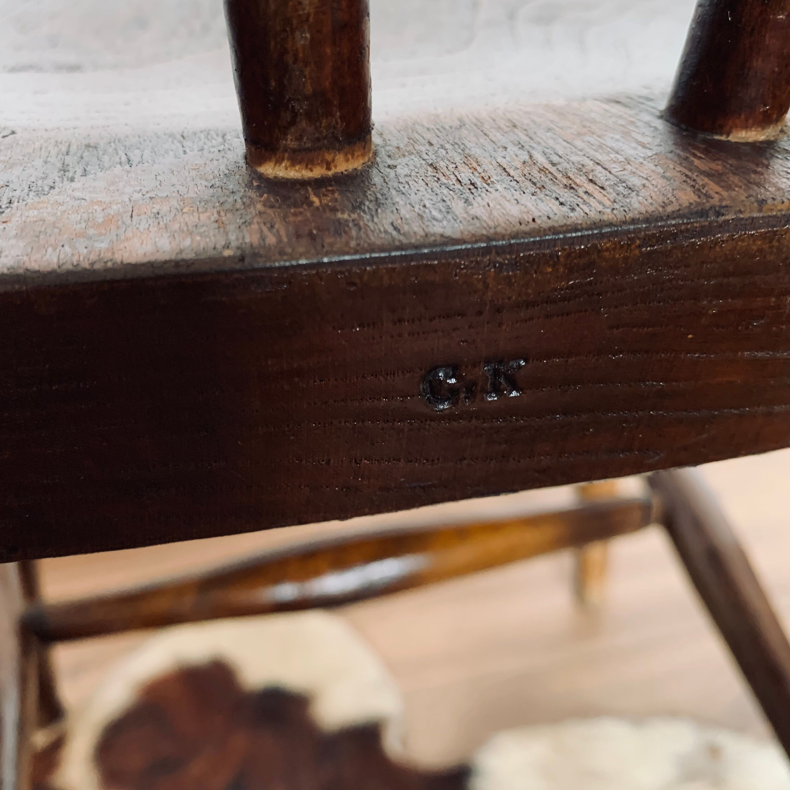 Pair of bistro chairs