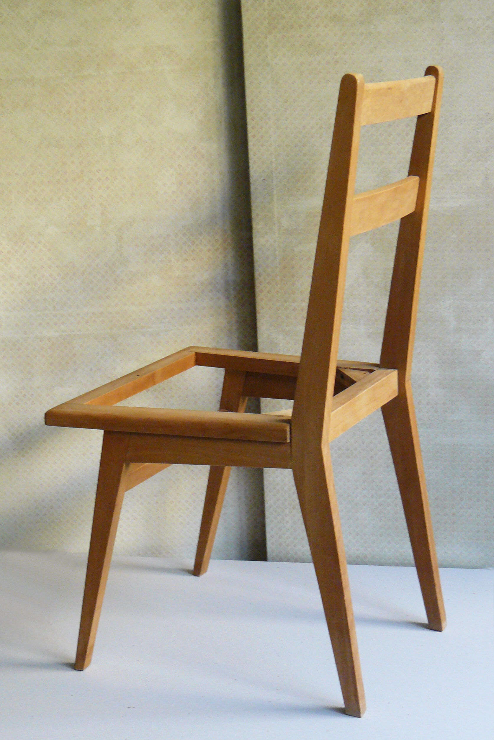 Pair of chairs 50-60 to upholster and skate