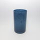 Vase double-layer glass roller vase blue 1980