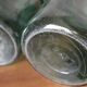 Lot de 3 bocaux en verre vert Durfort