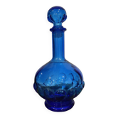 Round Electric Blue Bottle
