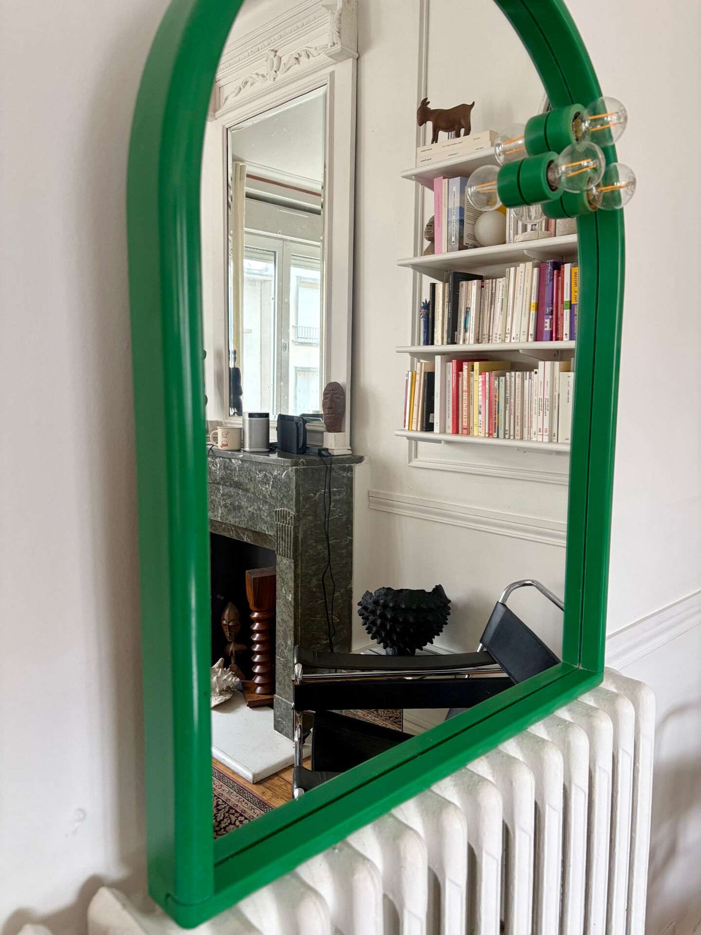 Pair of Italian plastic mirrors Gedy 1970