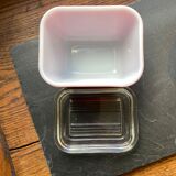 Beurrier Pyrex rouge