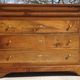 Antique Louis Philippe chest of drawers in solid walnut.